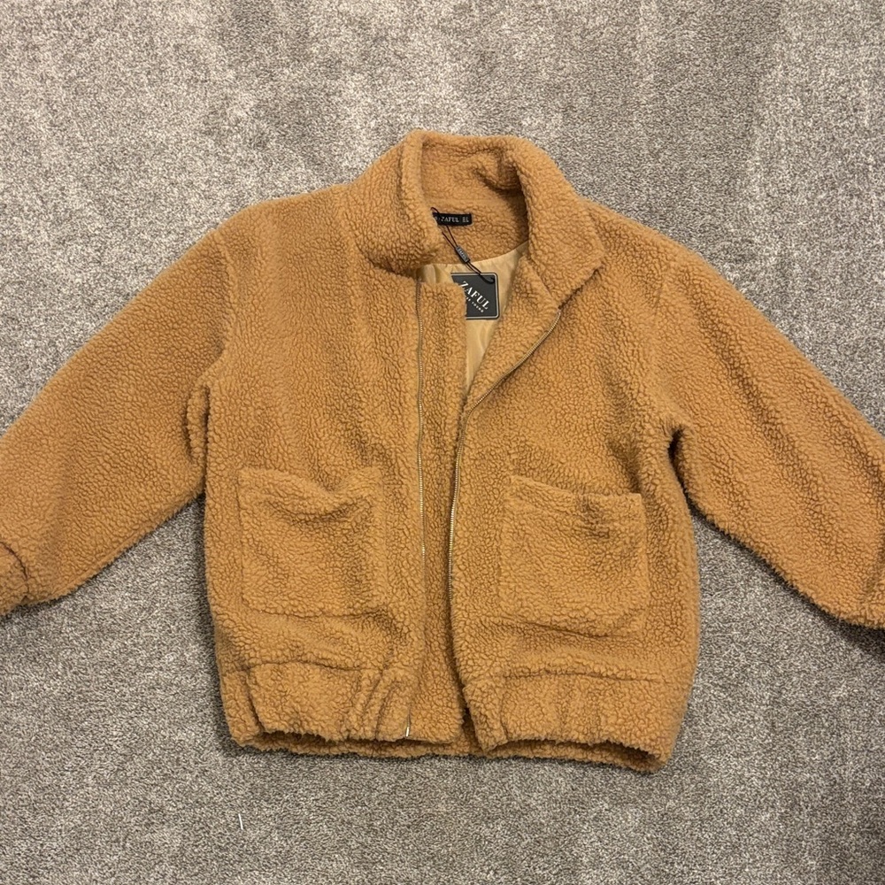 Oversized Sherpa/Teddy Bear Jacket